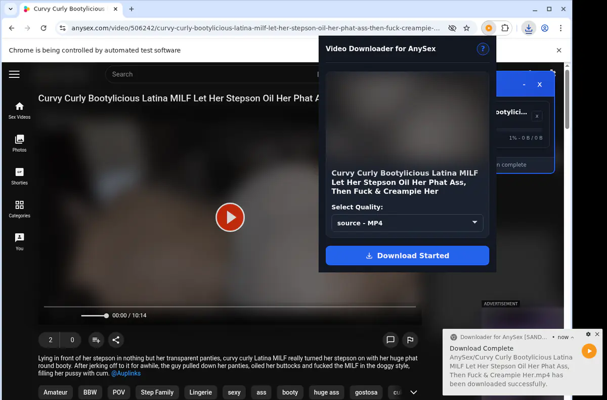 Anysex Video Downloader screenshot 3